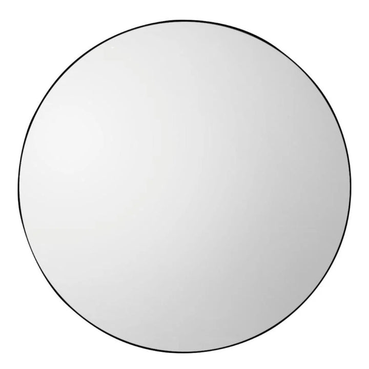 David Round Mirror | Black | 80cm Diameter