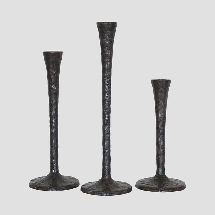 Forged Gothic Candlestick
