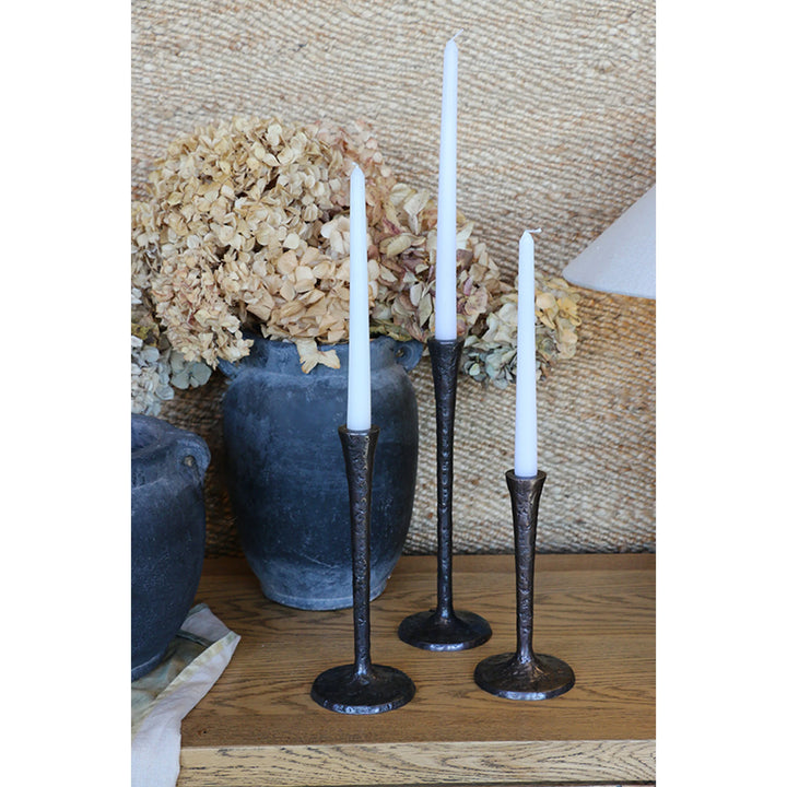 Forged Gothic Candlestick