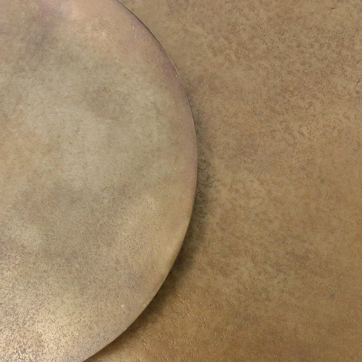 New York Round Nesting Tables | Vintage Brass Finish