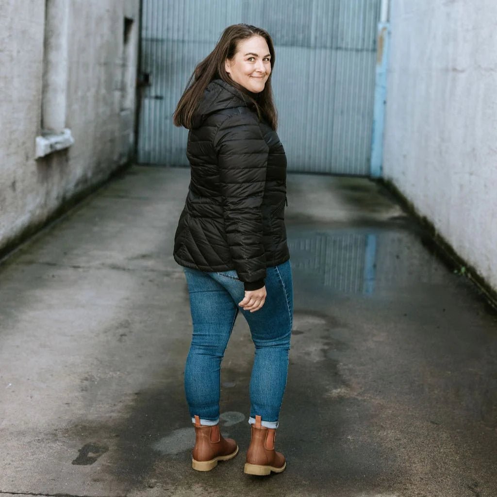 Moke | Cushla Down Jacket | Black - Suzie Anderson Home