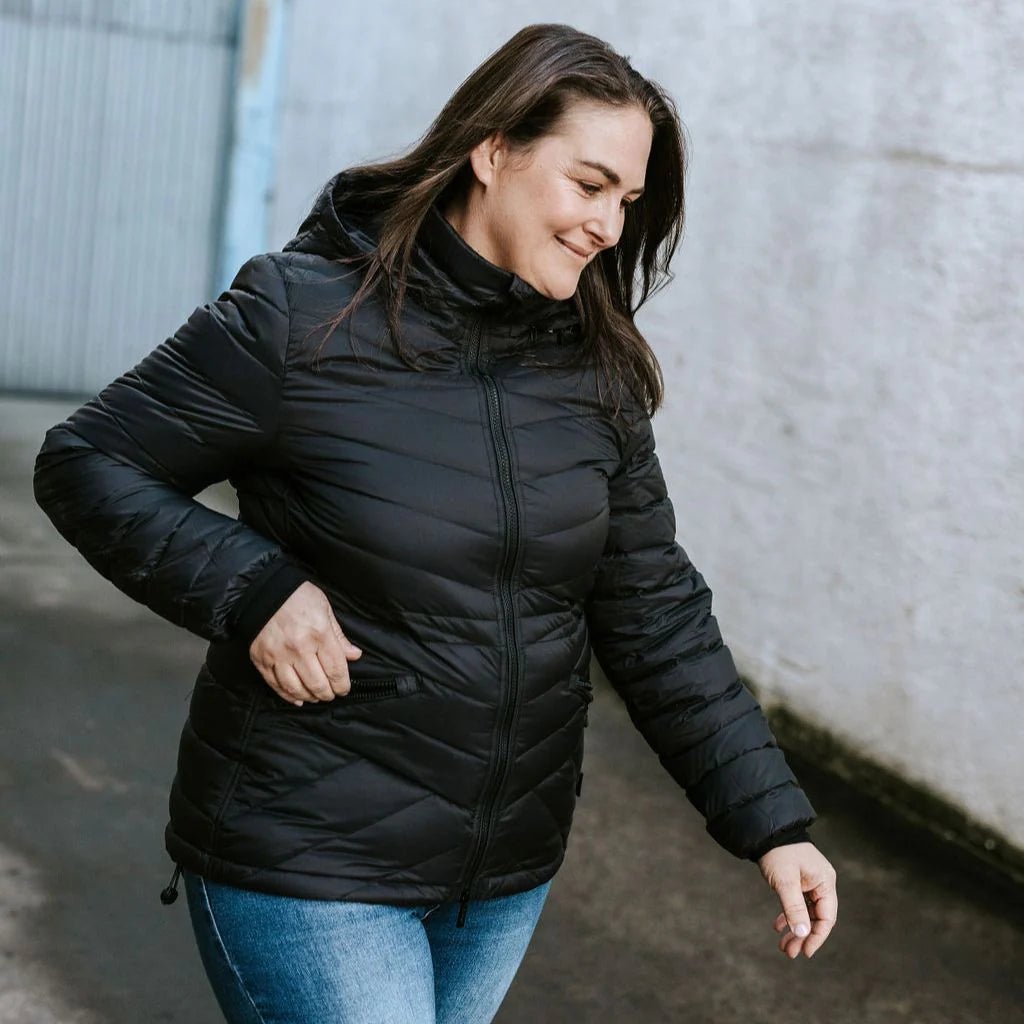 Moke | Cushla Down Jacket | Black - Suzie Anderson Home
