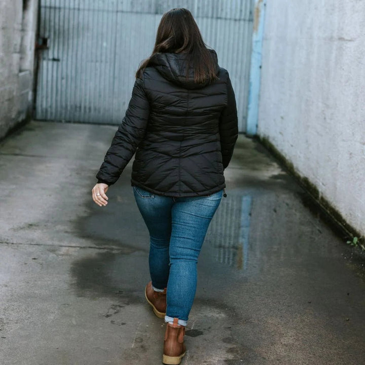 Moke | Cushla Down Jacket | Black - Suzie Anderson Home