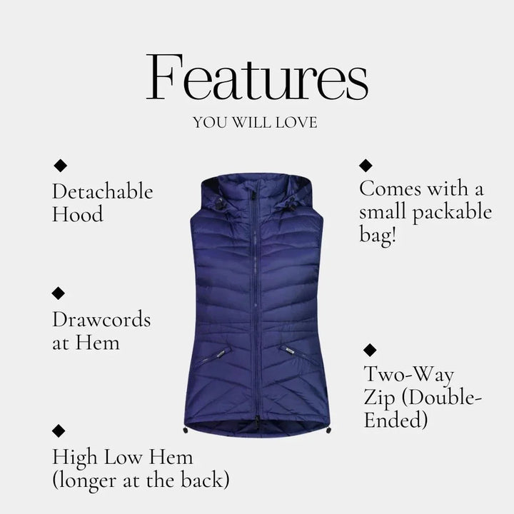 Moke | Mary Claire Packable Puffer Vest | Moonlight - Suzie Anderson Home