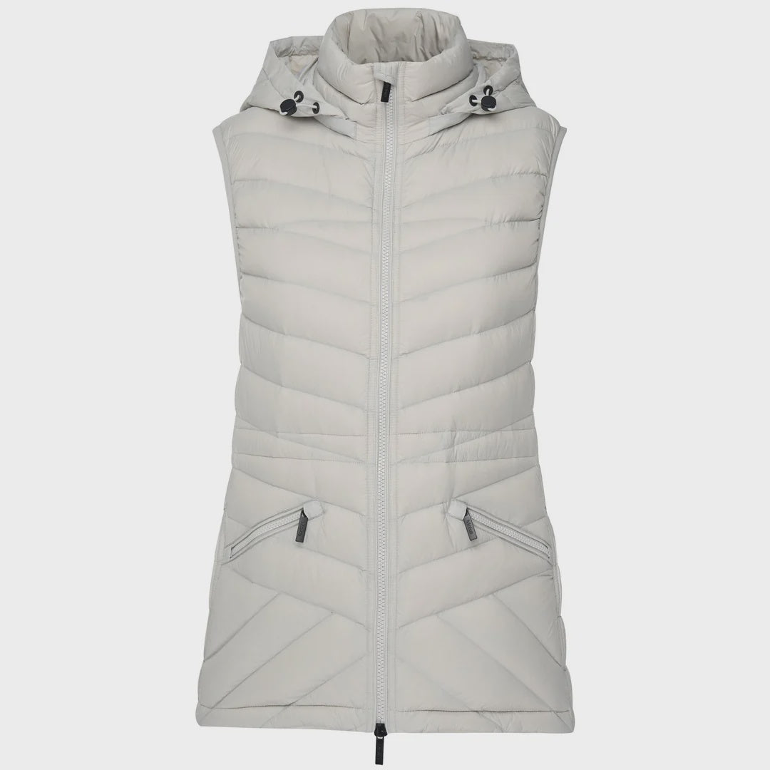 Moke | Mary Claire Packable Puffer Vest | Silver - Suzie Anderson Home