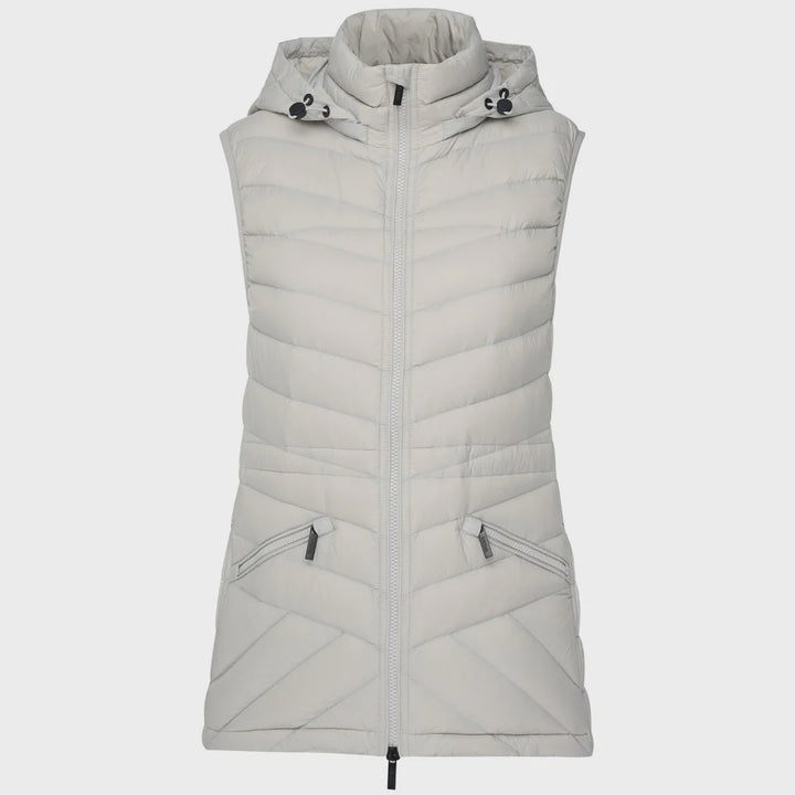 Moke | Mary Claire Packable Puffer Vest | Silver - Suzie Anderson Home