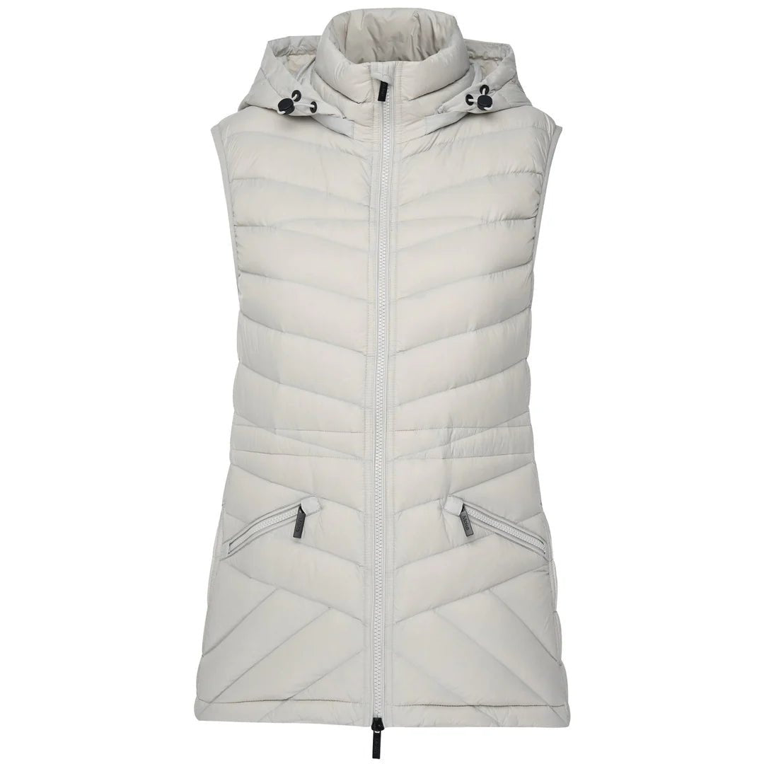 Moke | Mary Claire Packable Puffer Vest | Silver - Suzie Anderson Home