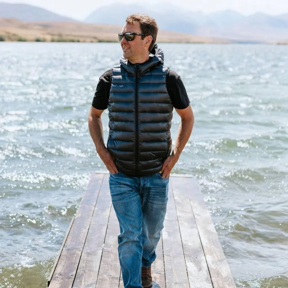 Moke | Mens CJ Vest | Slate - Suzie Anderson Home