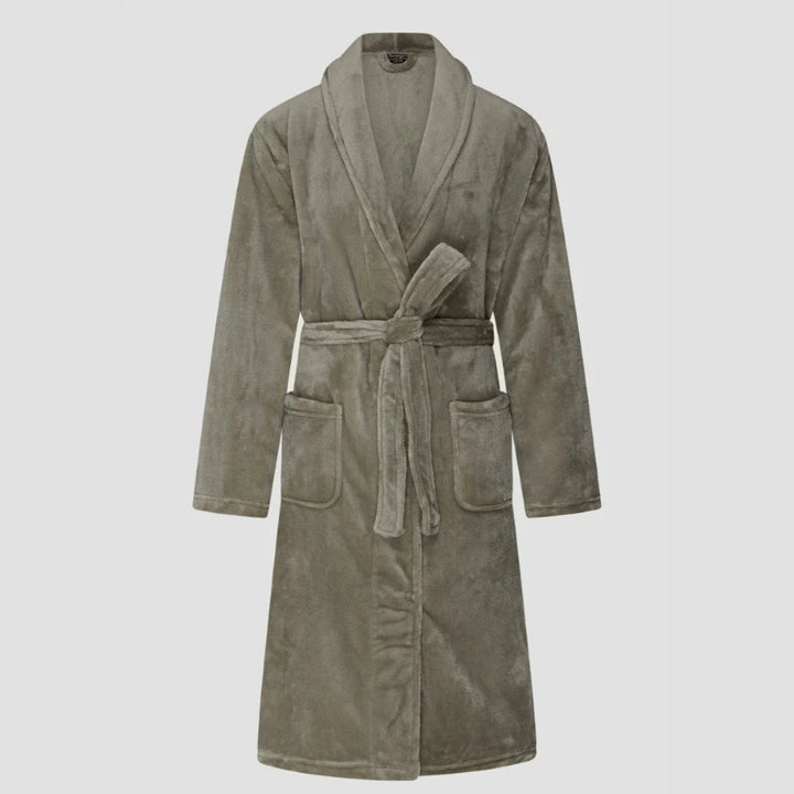 Brogo Bathrobe | Micro Mink | Mocha