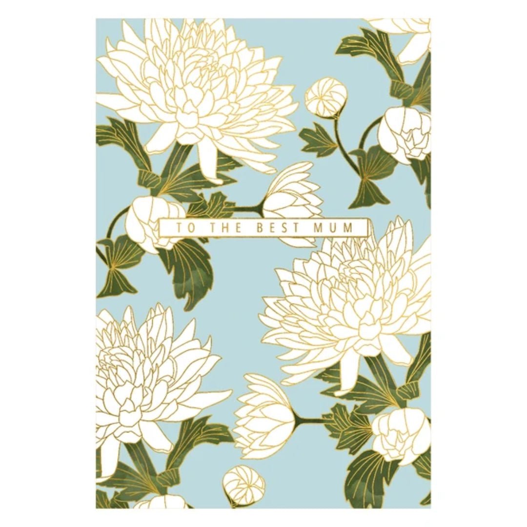 Mothers Day Blue Floral | Card &amp; Envelope - Suzie Anderson Home