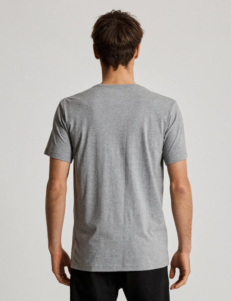 Simple | Men’s Reginald Tee | Grey Marle