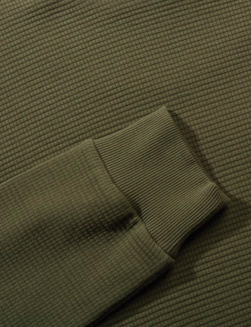 Simple | Men’s Smith Long Sleeve Waffle | Fatigue