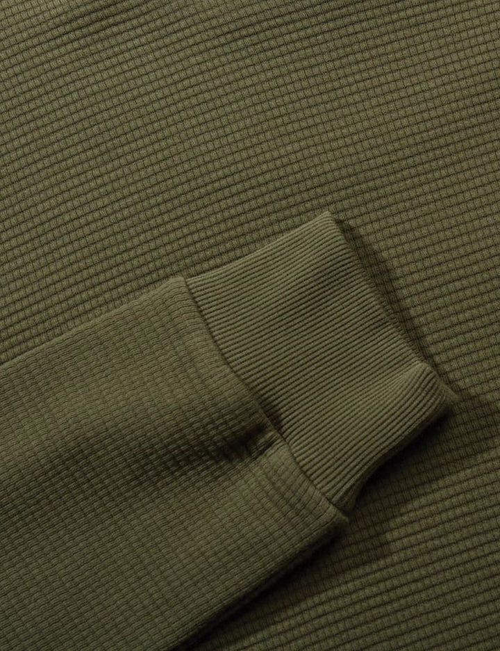 Simple | Men’s Smith Long Sleeve Waffle | Fatigue