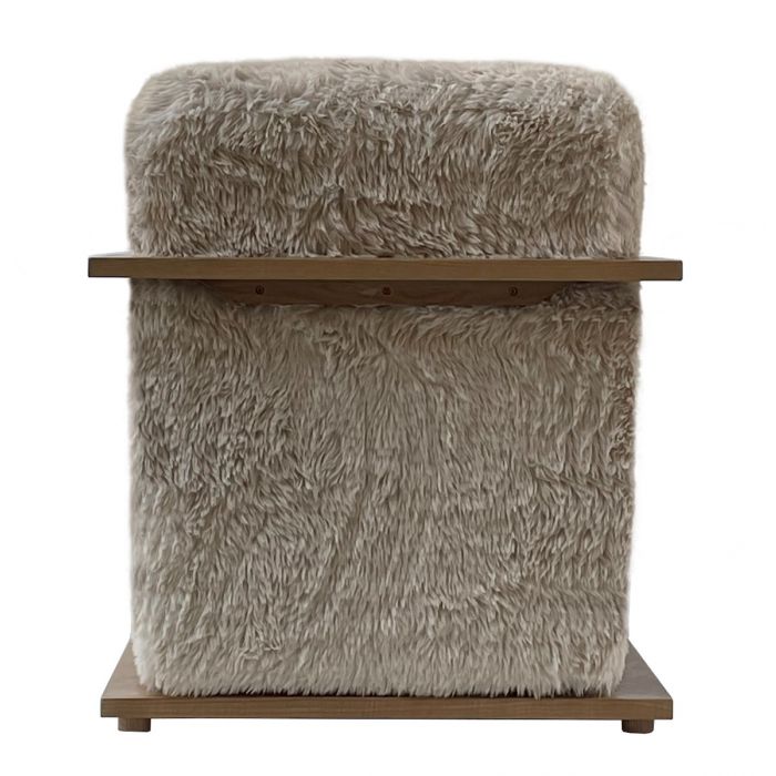 Mulligan Armchair | Faux Sheepskin Beige - Suzie Anderson Home