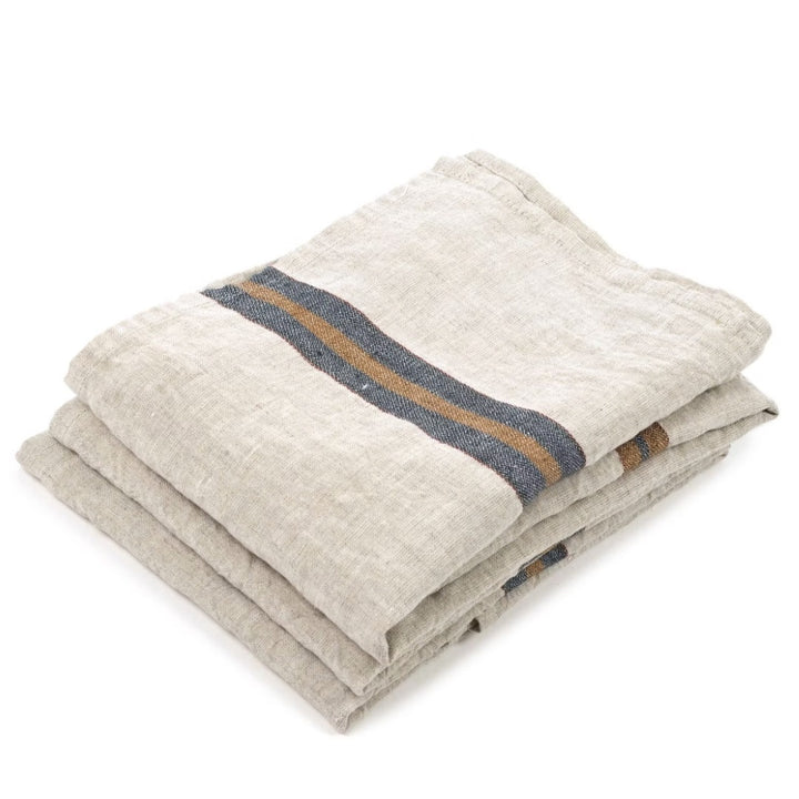 Libeco Linen | Dock Linen Tea Towel | Nairobi Stripe