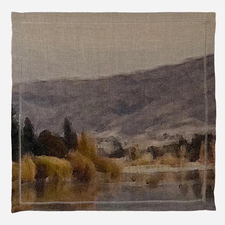 Lake Hayes Print Linen Napkin