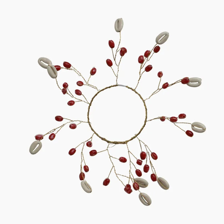 Beaded Napkin Ring | Red