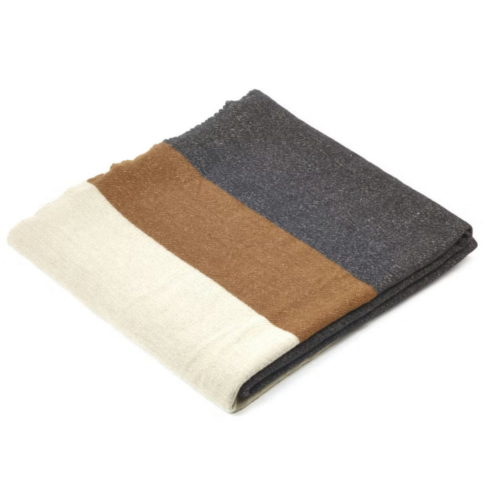 Nash Linen / Wool Coverlet Stripe | 260cm x 240cm - Suzie Anderson Home
