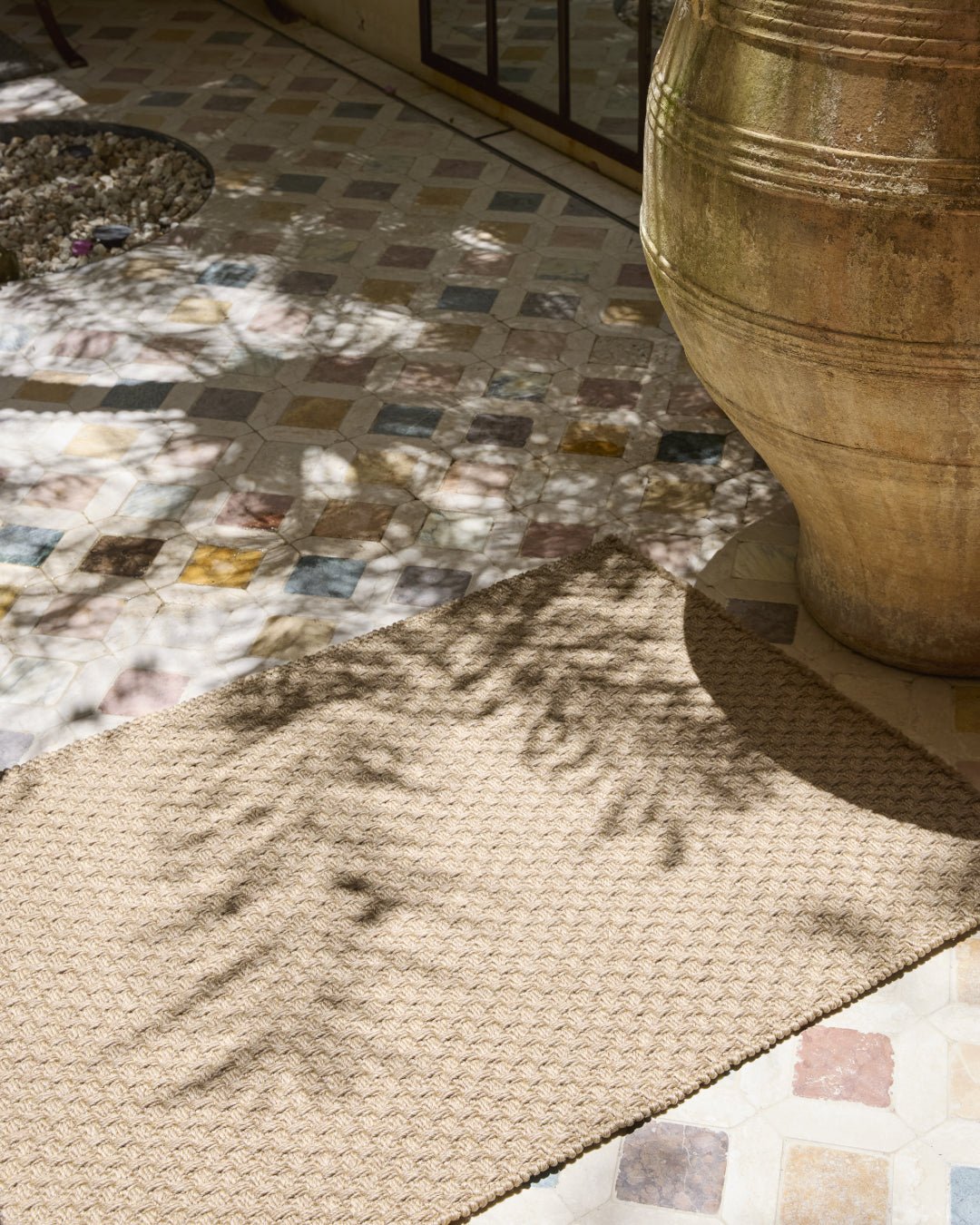 Natural Basket Weave Indoor Outdoor Rug | Steve Cordony - Suzie Anderson Home