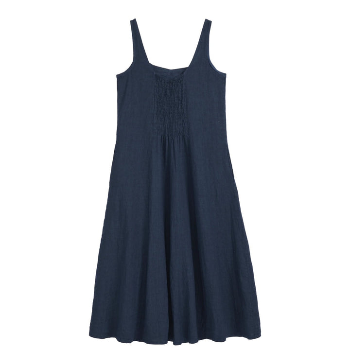 Bypias | Encanto Linen Dress | Navy