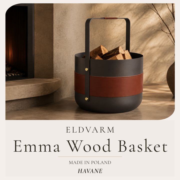 Eldvarm Emma Log Basket | Havane