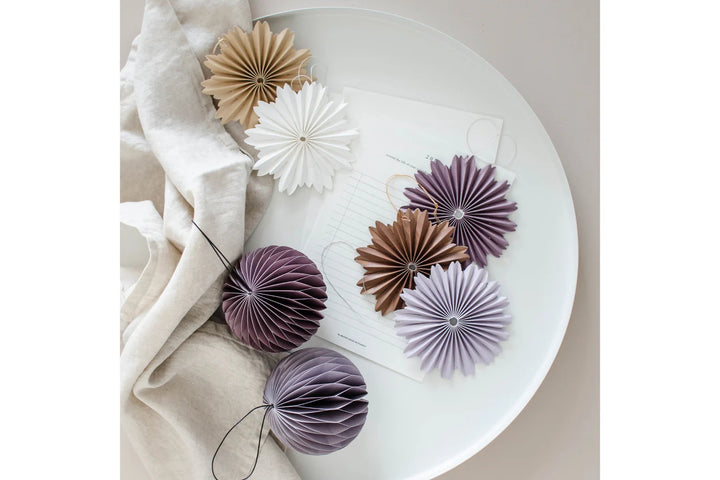 Lilac Hanging Star Ornament | 10cm