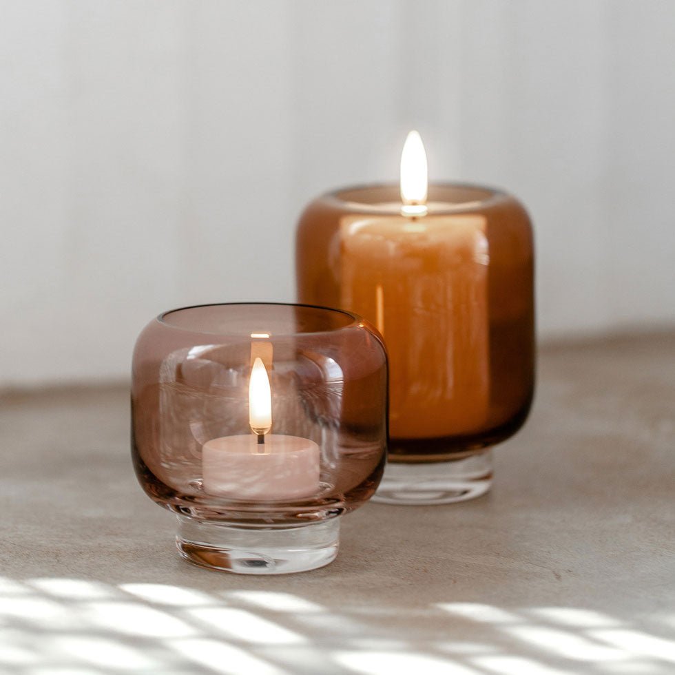 Nordic White Smooth | Flameless Maxi Tealight Candle | Remote Controllable - Suzie Anderson Home