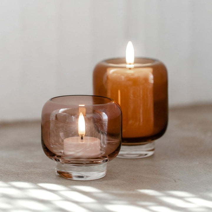 Nordic White Smooth | Flameless Maxi Tealight Candle | Remote Controllable - Suzie Anderson Home