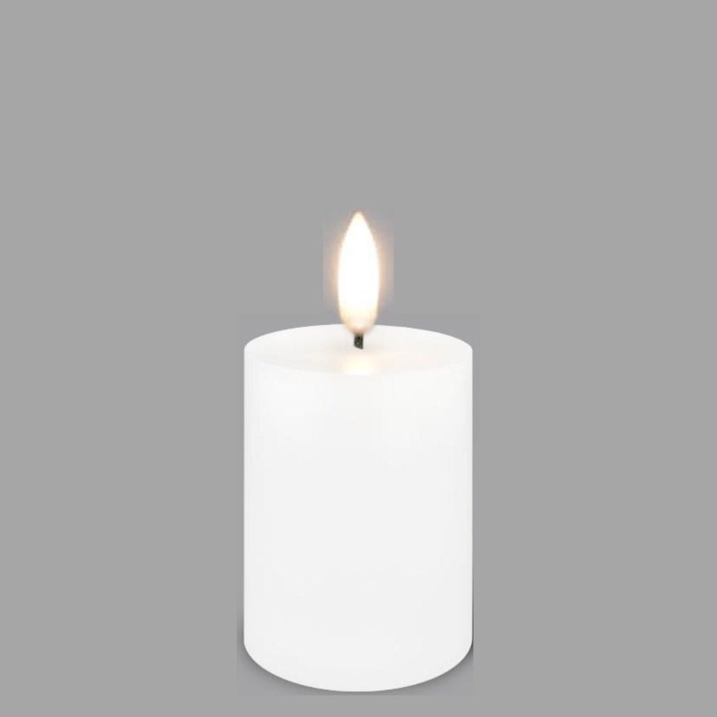 Nordic White Smooth | Mini Pillar Candle - Suzie Anderson Home
