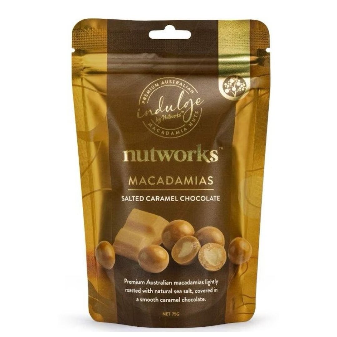 Nutworks Salted Caramel Choc Macadamias 75g - Suzie Anderson Home