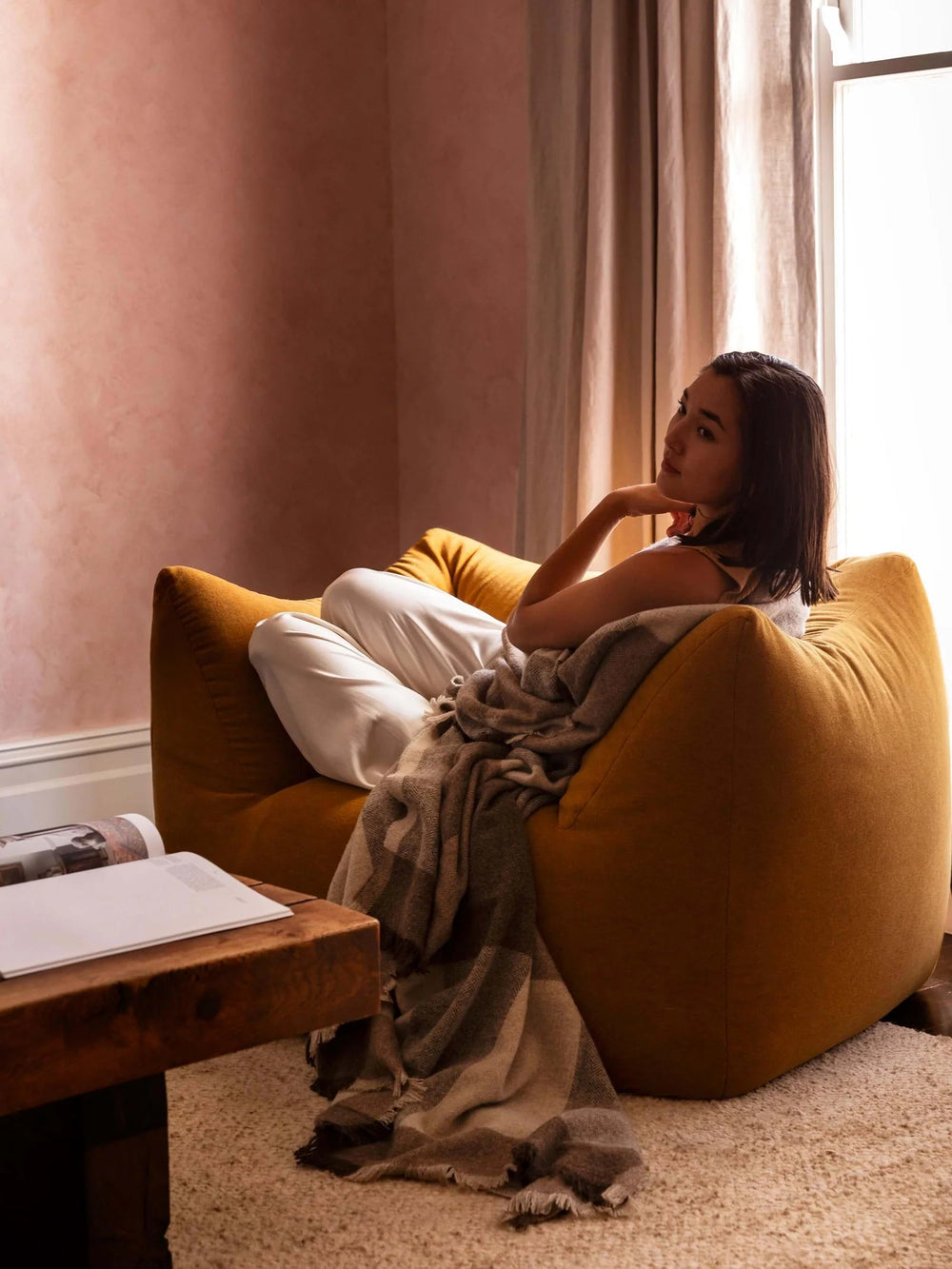 Odin Classic Check Wool Blanket | Large 220x280cm - Suzie Anderson Home