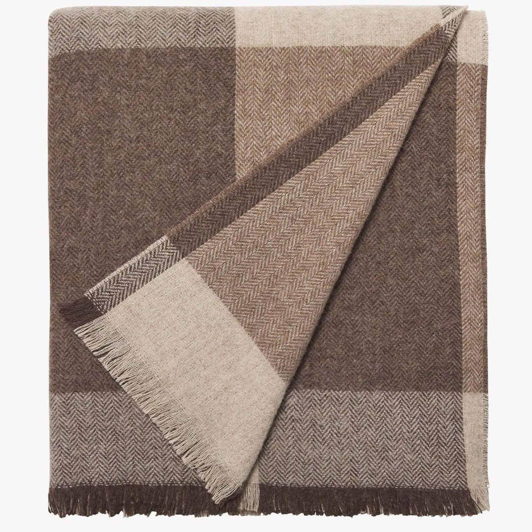 Odin Classic Check Wool Blanket | Large 220x280cm - Suzie Anderson Home