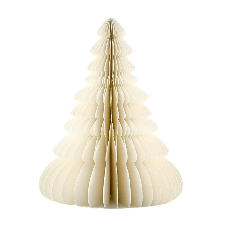 Standing Paper Tree Ornament | Offwhite | 20cm