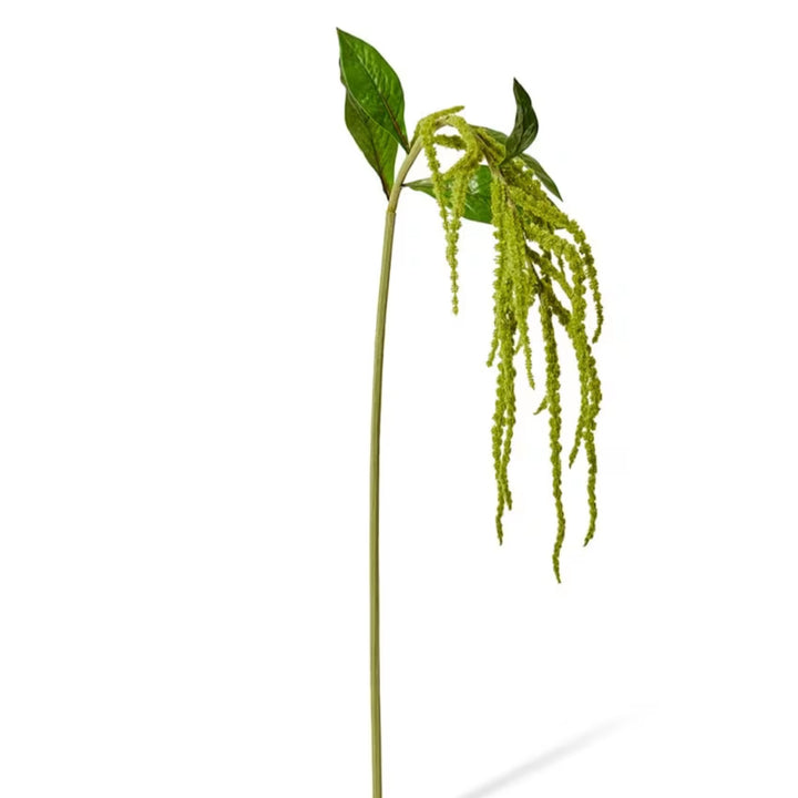 Faux Amaranthus Spray | Green | 114cm