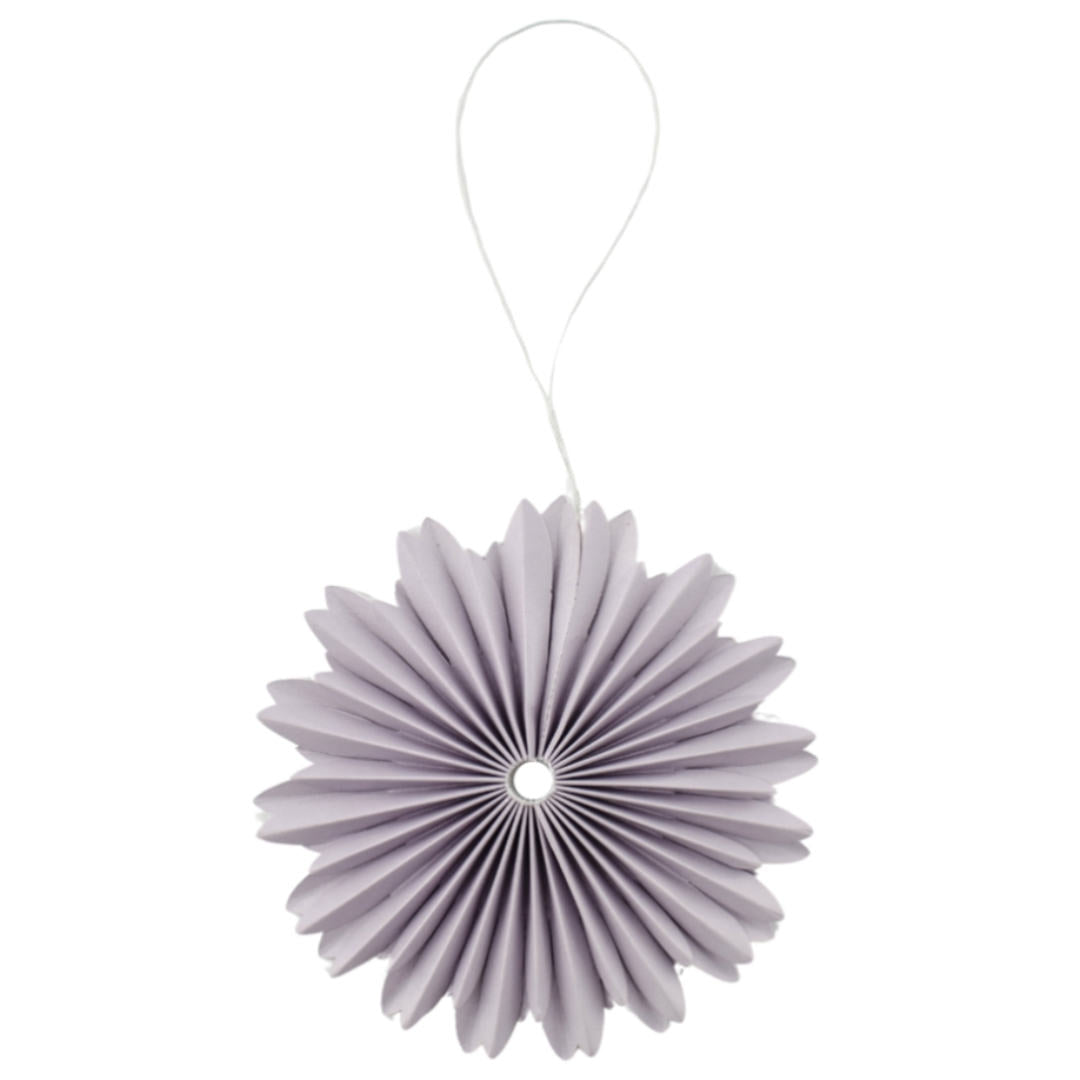 Lilac Hanging Star Ornament | 10cm