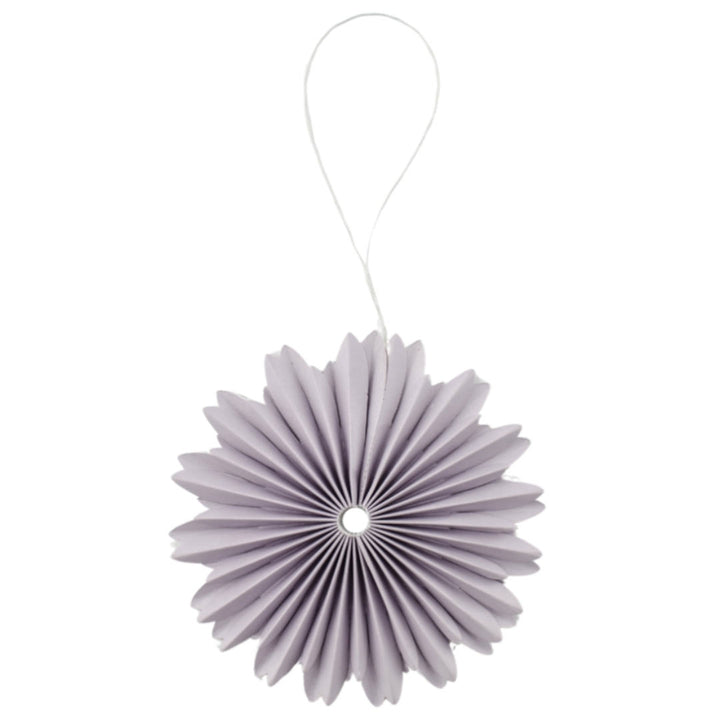 Lilac Hanging Star Ornament | 10cm