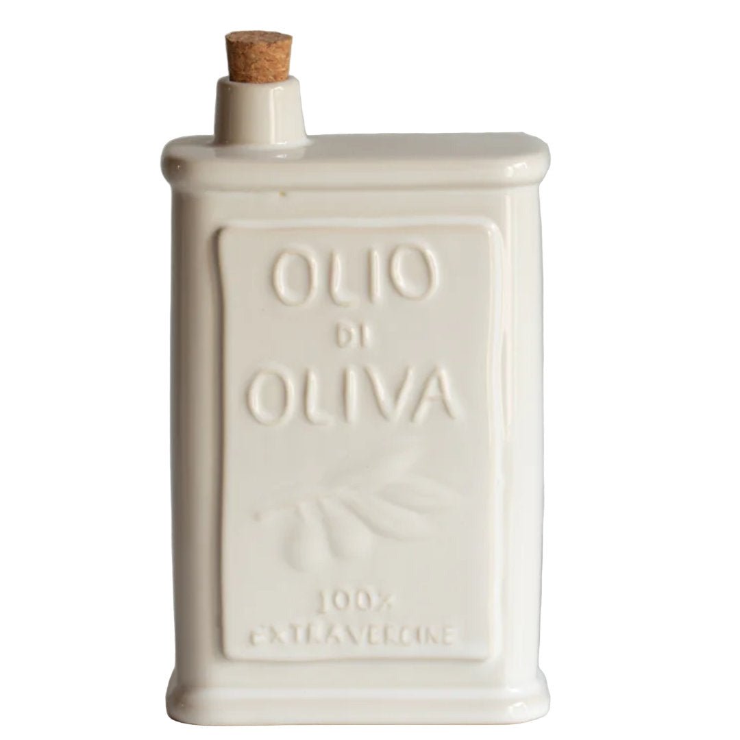 Olio Ceramic Oil Bottle | Ivory - Suzie Anderson Home