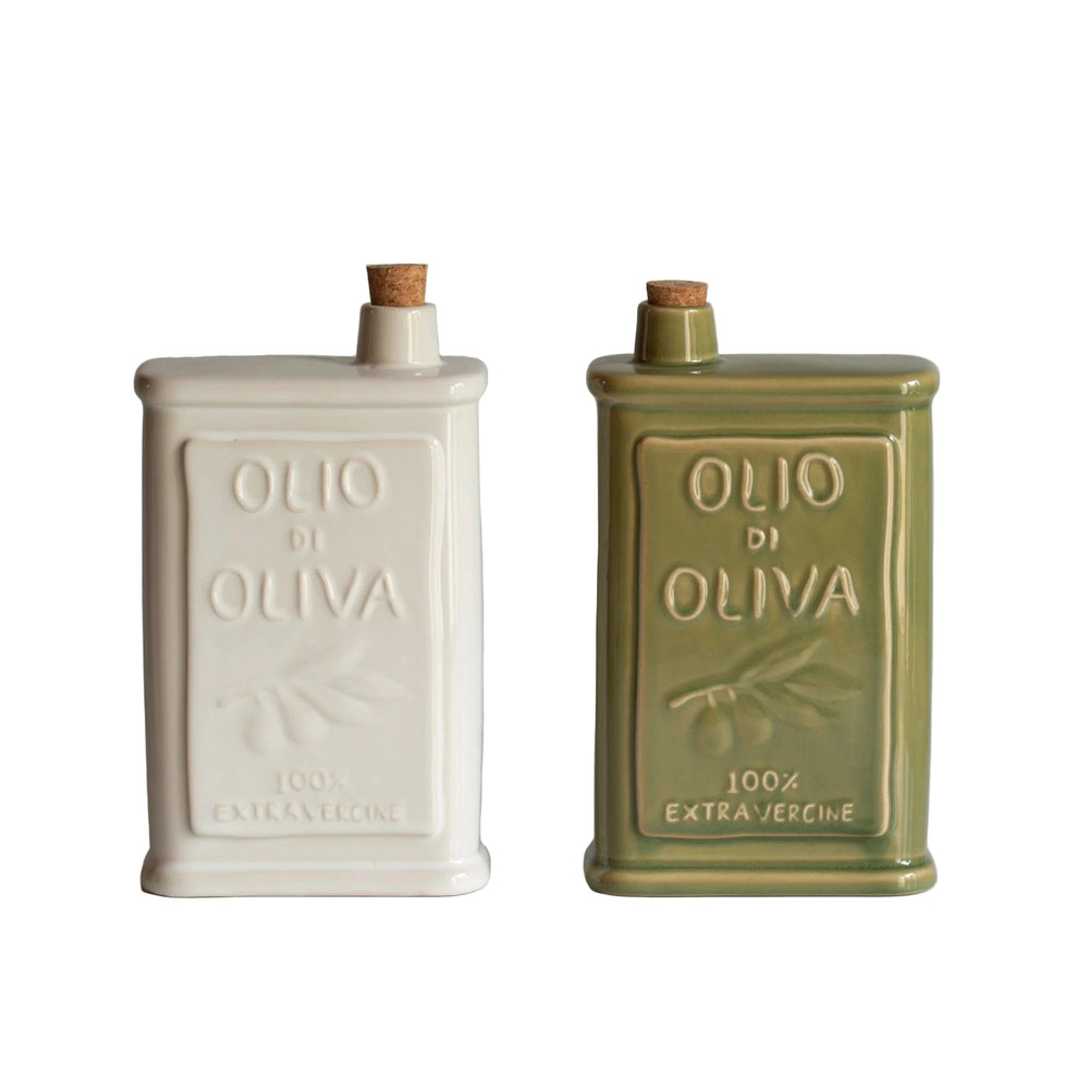Olio Ceramic Oil Bottle | Ivory - Suzie Anderson Home