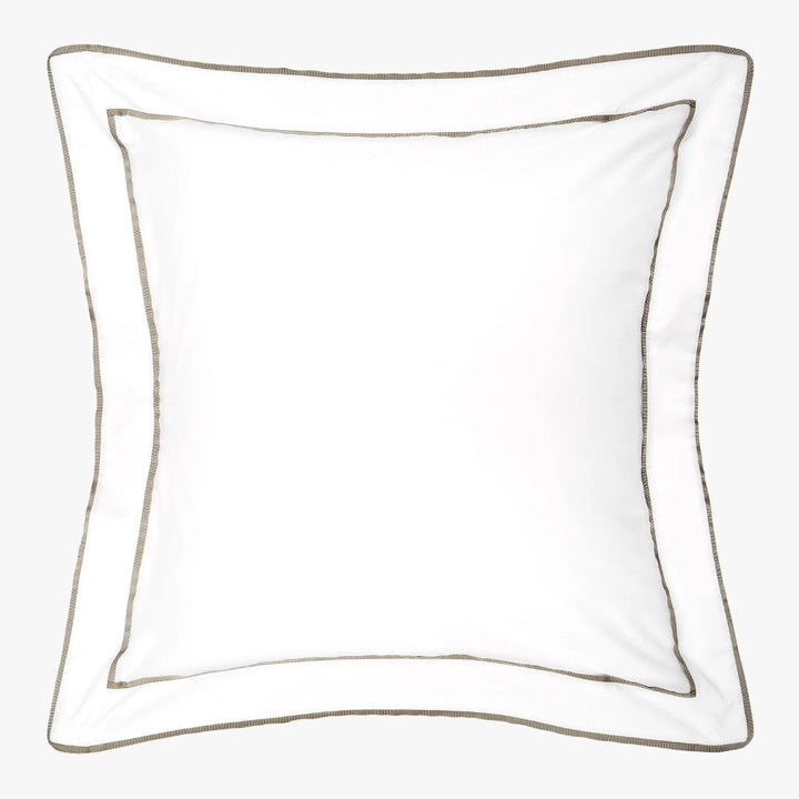 Grosgrain Olive Euro Pillowcase