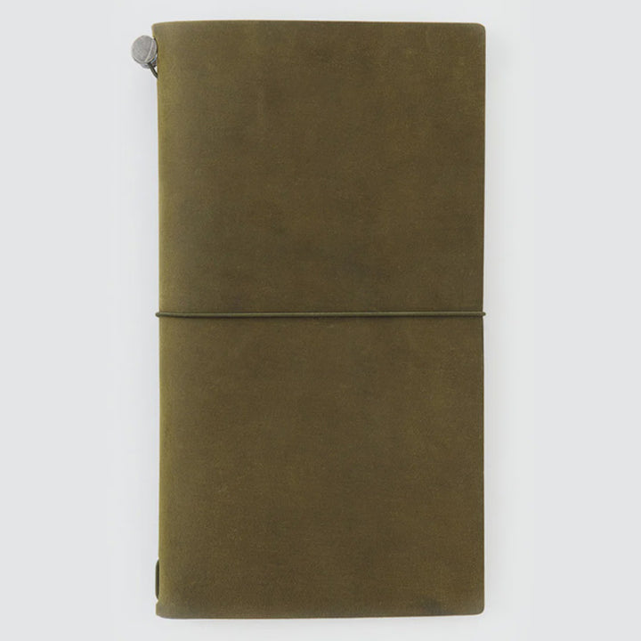 Olive Leather Travellers Notebook | Regular Size