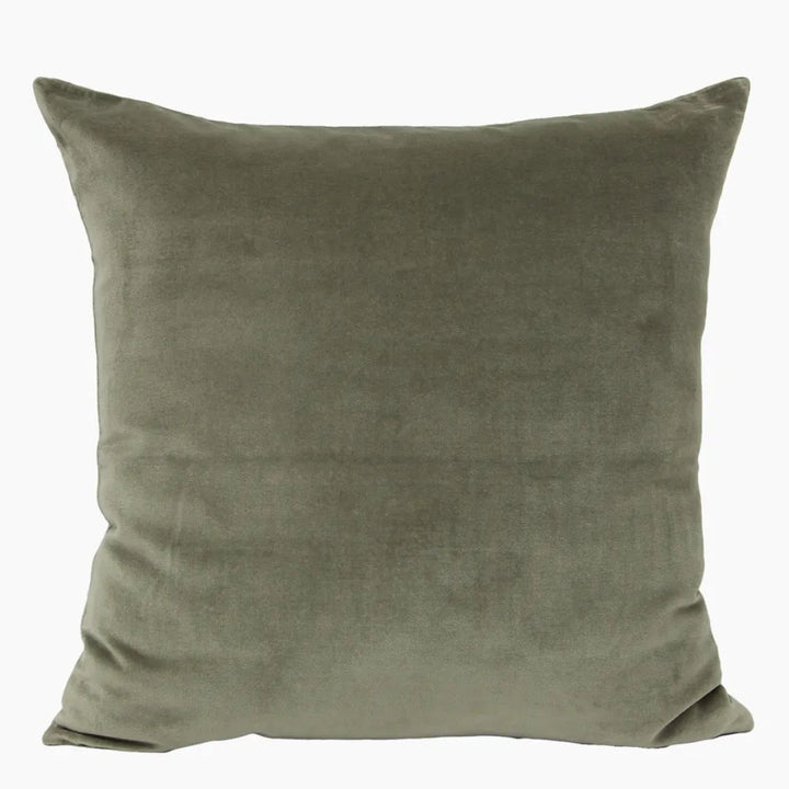 Light Olive Velvet Cushion Cover | 50 x 50cm