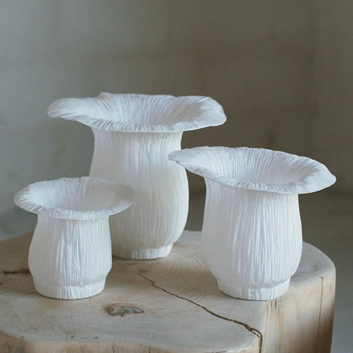 Open Bell Paper Tealight Holder | H 12cm | Made in France