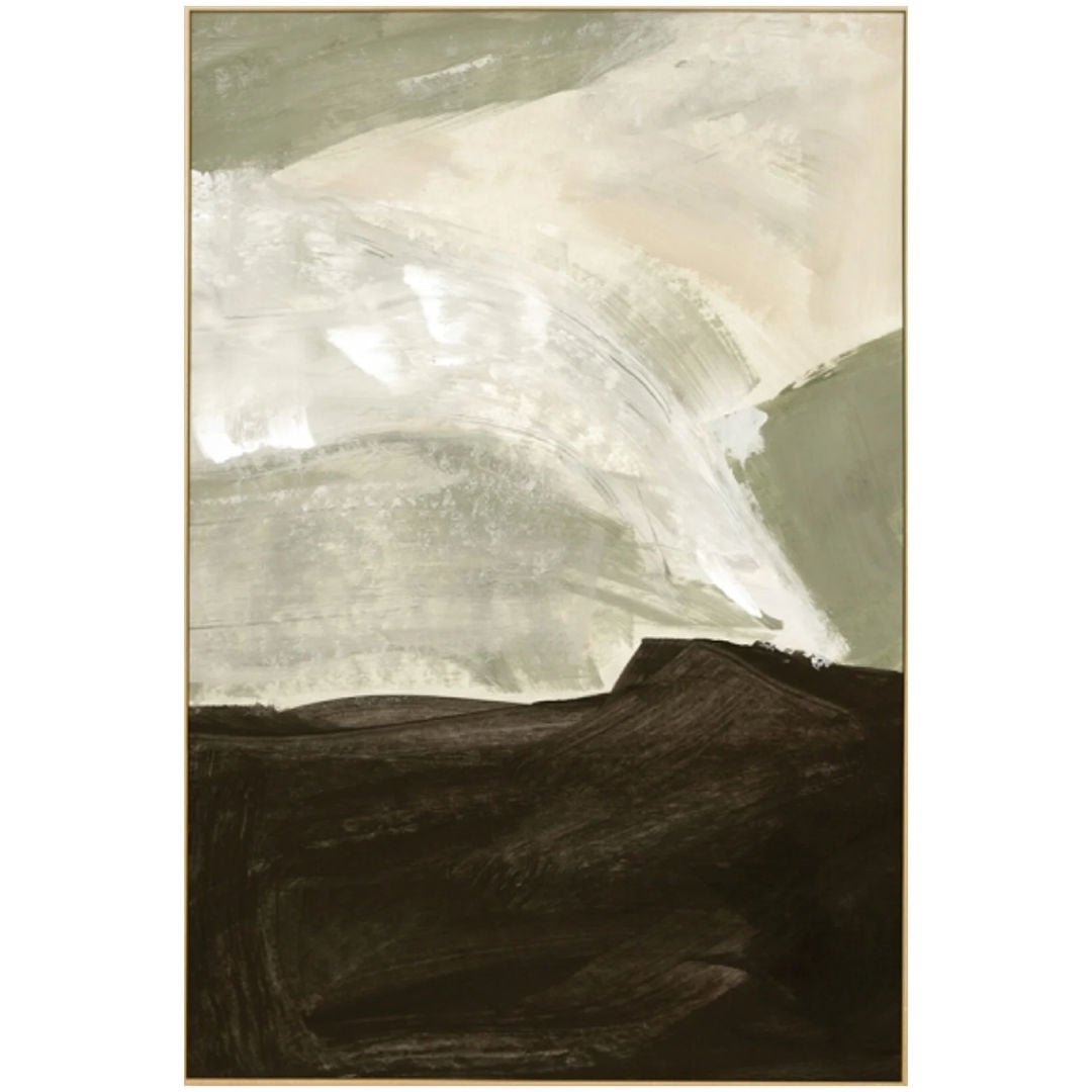 Organic Drift Moss Framed Print | 45x62cm - Suzie Anderson Home