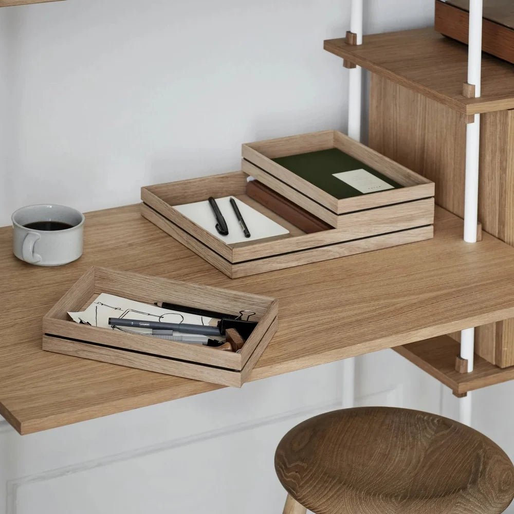 Organic Oak Organiser Tray | Large - Suzie Anderson Home