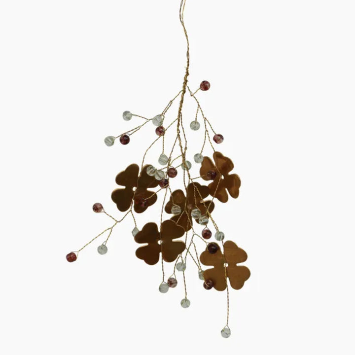 Beaded Bunch Ornament | Gold