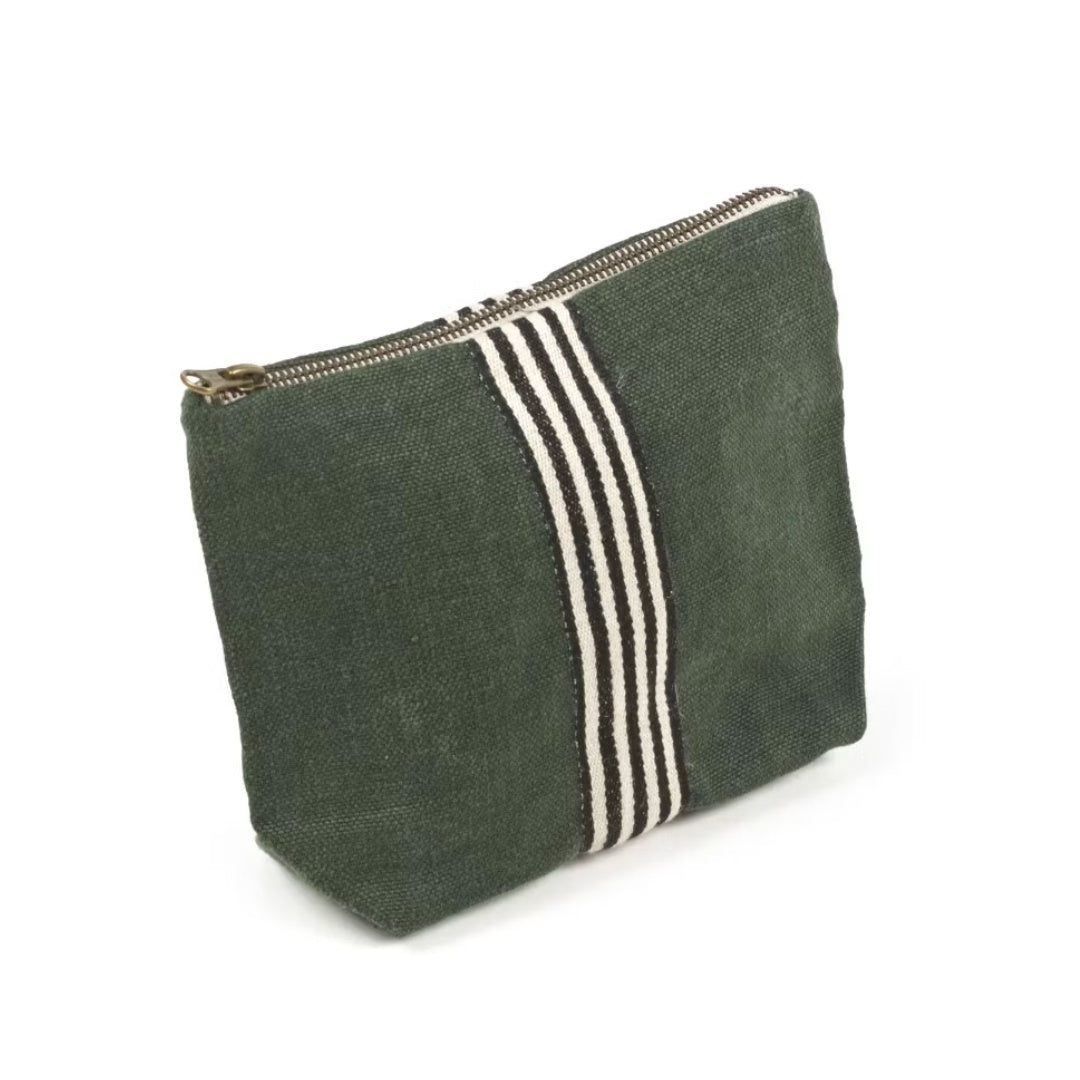Billie Linen Pouch | Libeco | Racing Green
