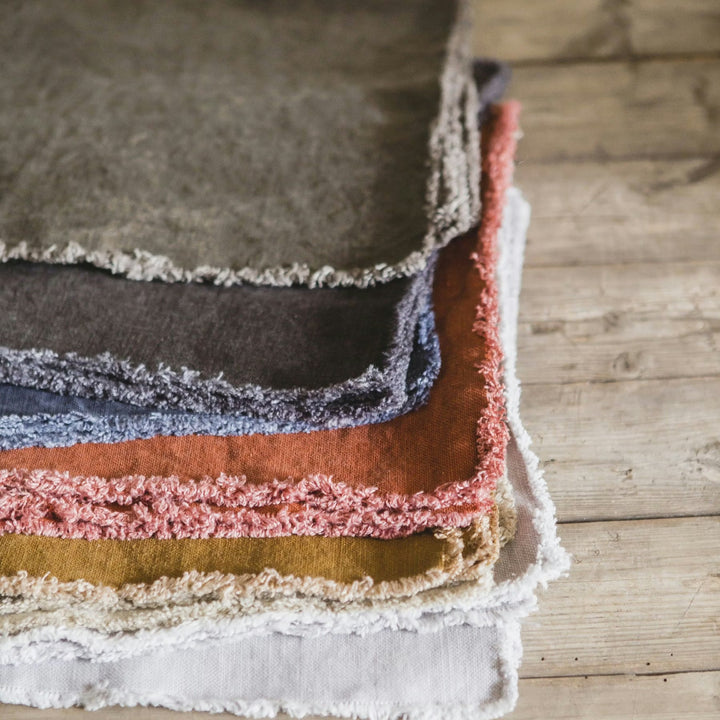 Pacific Belgian Linen Placemat | River