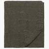 Palermo | French Linen Bedcover | Olive | 240 x 260cm - Suzie Anderson Home