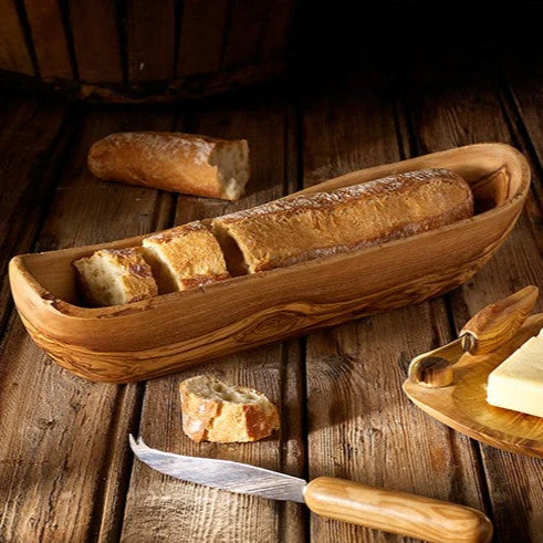 Berard | Olivewood Bread Basket | 35cm