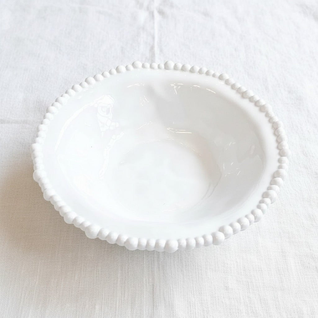 Pearl Side Bowl | Melamine White - Suzie Anderson Home